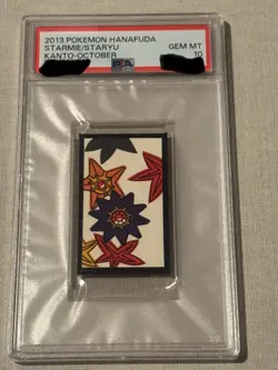 PSA 10 Starmie & Staryu - 2013 Pokemon Hanafuda Kanto-October (Gem Mint) - Image 1
