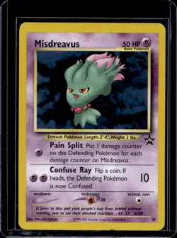 1999 Pokemon Wizards Black Star Promos Misdreavus #39 - Image 1