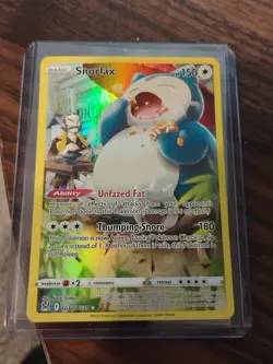 Pokemon Snorlax TG10/TG30 Ultra Rare Full Art Holo SWSH11 Lost Origin EN 2022 - Image 1