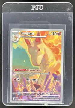 2025 Pokemon Destined Rivals Rapidash Full Art #189/182 - Image 1