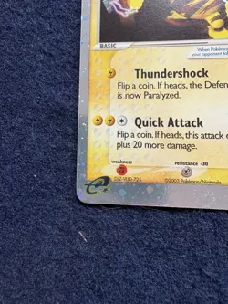 Pokemon Electabuzz EX 97/109 Ruby & Sapphire Near Mint NM SWIRL - Image 5
