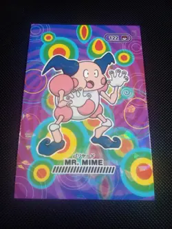 Pokemon Mr. Mime 122 2024 Peru Pocket Book Set Cracked Ice Holo US Seller - Image 1