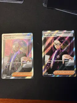 2X Boss’s Orders 256/216 Full Art Trainer Pokemon TCG - Image 2