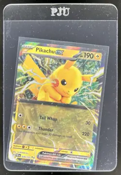 2025 Pokemon Prismatic Evolutions Pikachu ex #028/131 - Image 1
