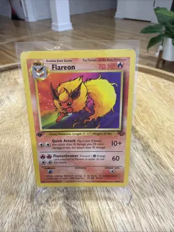 Flareon 1999 Pokemon Jungle 1st Edition #19 - Image 1