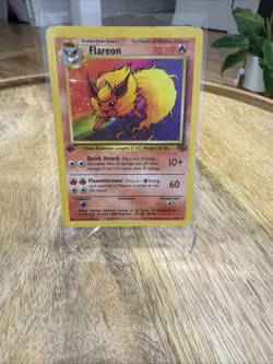 Flareon 1999 Pokemon Jungle 1st Edition #19 - Image 2