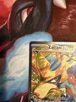 Pokemon TCG Hop's Zacian ex 186/159 Sv09: Journey Together SIR illustrated NM - Image 2