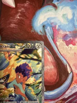 Pokemon TCG Hop's Zacian ex 186/159 Sv09: Journey Together SIR illustrated NM - Image 3