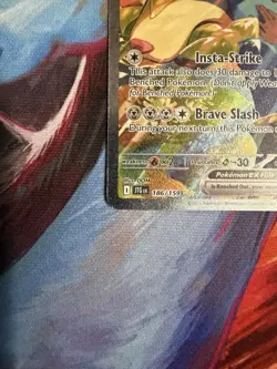 Pokemon TCG Hop's Zacian ex 186/159 Sv09: Journey Together SIR illustrated NM - Image 5