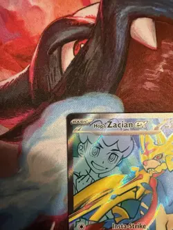 Hop’s Zacian EX 176/159 Ultra Rare Full Art Pokemon Journey Together - NM - Image 2