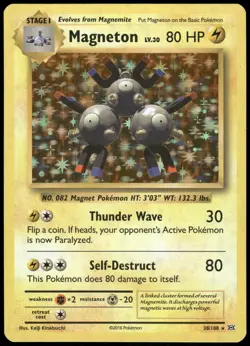 Pokemon Magneton Holo Rare XY - Evolutions 38/108 NM Holo - Image 1