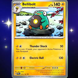 Bellibolt - Uncommon - Pokemon TCG Scarlet & Violet Twilight Masquerade #074/167 - Image 1