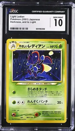 2001 Near Mint Pokemon Light Ledian No. 166 Neo Destiny Japanese - Image 1
