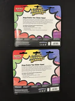 Pokemon TCG Ascended Heroes Tech Sticker Collection Charmander & Gastly - 2 Sets - Image 2