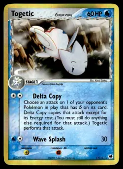 2006 EX - Dragon Frontiers Togetic Stage 1/Rare Holo #11 - Image 1