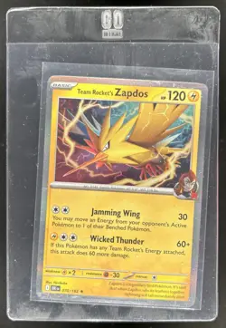 2025 Pokemon Destined Rivals Team Rocket's Zapdos #070/182 - Image 1