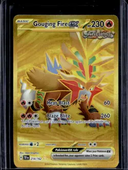 2024 Pokemon Temporal Forces Gouging Fire ex #214/162 - Image 1