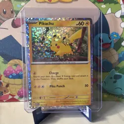 The Pokemon Company Pikachu 002/015 McDonald's 2024 Promo Holo Basic 60 HP - Image 1