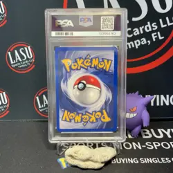 2000 POKEMON GYM HEROES #2 BROCK'S RHYDON HOLO - PSA 8 - Image 2