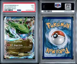 Pokemon Rayquaza EX Roaring Skies Ultra Rare Holo 60/108 PSA 5 2015 - Image 1
