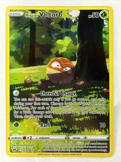 Pokemon TCG Hisuian Voltorb Crown Zenith: Galarian Gallery GG01/GG70 Holo... - Image 1