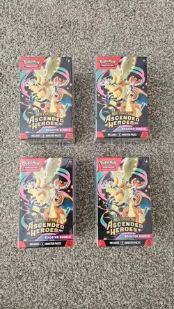 Pokemon Ascended Heroes Booster Bundle x4✅FACTORY SEALED✅TRUSTED SELLER✅ - Image 1