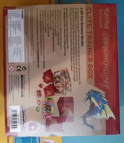 2016 POKEMON TCG XY BREAKPOINT ETB ELITE TRAINER BOX FACTORY SEALED (dmg) - Image 5