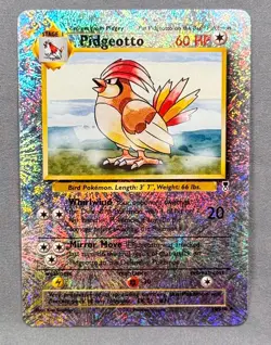 LP Reverse Holo Pidgeotto 34/110 Rare Legendary Collection Pokemon Ken Sugimori - Image 2