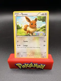 LP - Eevee 63/98 Build a Bear Workshop Stamped Exclusive Pokemon TCG 2015 Promo - Image 1