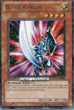 YU-GI-OH BLADE KNIGHT DUEL TERMINAL SILVER RARE N/MINT DT04-EN003 - Image 1