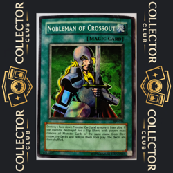 YUGIOH NOBLEMAN OF CROSSOUT PSV-034 UNLIMITED SUPER RARE DAMAGED - Image 1