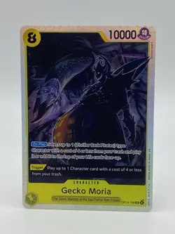 Gecko Moria OP14-104 SR | NM | The Azure Sea's Seven | One Piece TCG | English - Image 1