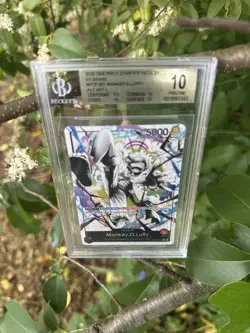 BGS 10 PRISTINE MONKEY D LUFFY ST21-001 ALT ART ONE PIECE STARTER DECK EX GEAR 5 - Image 1