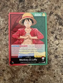 Monkey.D.Luffy (003) OP01-003 PRE-ERRATA L Regular One Piece Romance Dawn Eng LP - Image 1