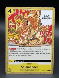 One Piece TCG Salamander OP14-116 The Azure Sea's Seven - Image 1