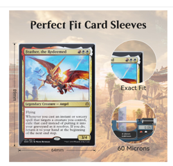 NEW • SEFOWG • PERFECT FIT INNER trading CARD SLEEVES 500 PACK 63mm x 88mm - Image 4