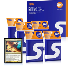 NEW • SEFOWG • PERFECT FIT INNER trading CARD SLEEVES 500 PACK 63mm x 88mm - Image 5