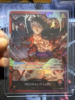 One Piece Monkey D. Luffy Leader Foil ST10-002 Ultra Deck 6000 Power Card - Image 1