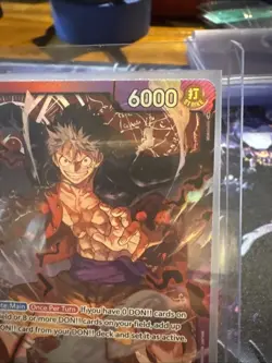 One Piece Monkey D. Luffy Leader Foil ST10-002 Ultra Deck 6000 Power Card - Image 4