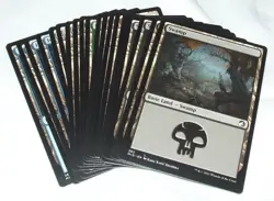 MTG Midnight Hunt Basic Land Card Set x4 Playset 20 Cards - Image 1
