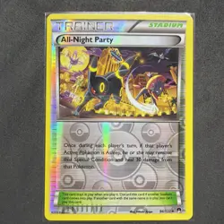 All-Night Party 96/122 XY Breakpoint Reverse Holo Pokemon Card. - Image 3