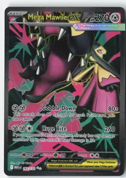 Mega Mawile ex ME01: Mega Evolution 162/132 Pokemon Card Holo - Image 1