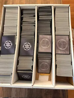 As Found Unsorted Star Wars CCG Bulk Lot of 15 lbs. Thousands of cards. - Image 1