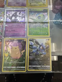 Pokemon TCG 9-Card Lot Mewtwo Celebi XY93 Ho-Oh V Pikachu 5 Riolu Crown Zenith - Image 3