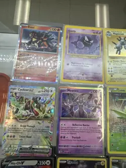 Pokemon TCG 9-Card Lot Mewtwo Celebi XY93 Ho-Oh V Pikachu 5 Riolu Crown Zenith - Image 5