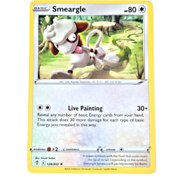 Smeargle Basic Pokemon Card 128/203 Rare Colorless Evolving Skies 21 Light Play - Image 1