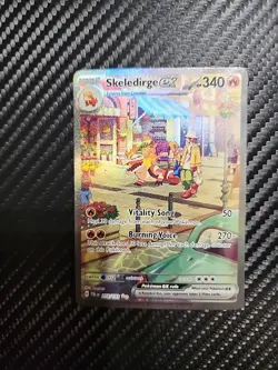 Pokemon Skeledirge EX TCG Special Illustration Rare Card Paldea Evolved 258/193 - Image 1
