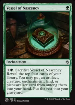 x4 Vessel of Nascency MTG Masters 25 C M/NM, English - Image 1