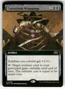 CURSECLOTH WRAPPINGS (EXTENDED ART) #383 MTG AETHERDRIFT - Image 1