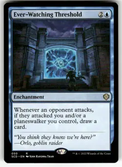 EVER - WATCHING THRESHOLD #50 MTG STARTER COMMANDER DECKS RARE - Image 1